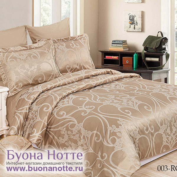 Комплект постельного белья Cleo Royal Jacquard 003-RG (размер Евро)