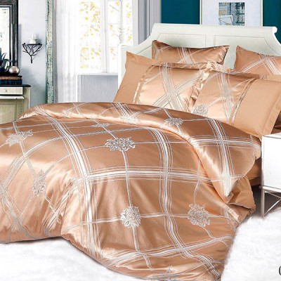 Постельное белье Cleo Satin Jacquard 082-SG (размер 2-спальный)