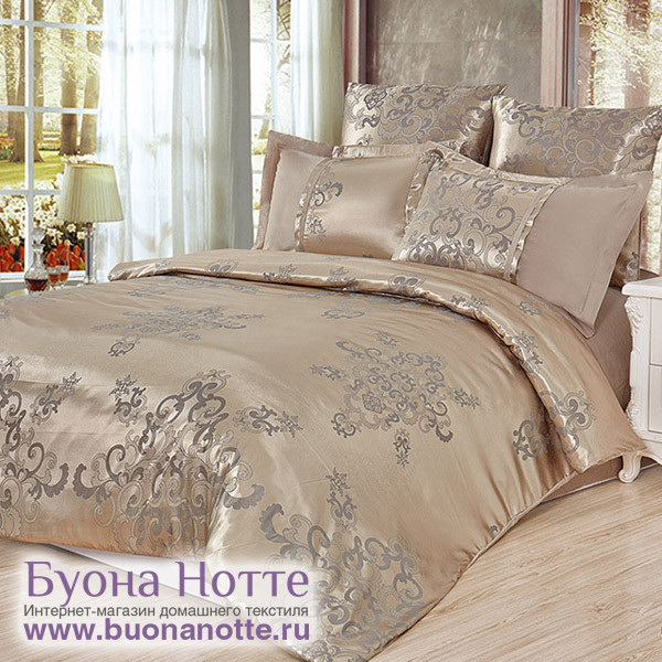 Комплект постельного белья Cleo Satin Jacquard 085-SG (размер 2-спальный)