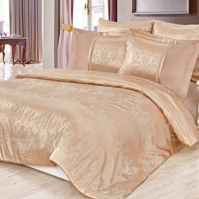 Постельное белье Cleo Satin Jacquard 104-SG (размер Евро)