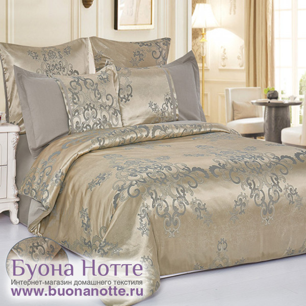 Комплект постельного белья Cleo Satin Jacquard 119-SG (размер Семейный)