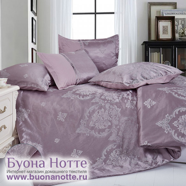 Комплект постельного белья Cleo Satin Jacquard 122-SG (размер Семейный)