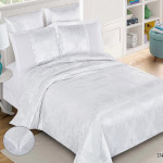 Комплект постельного белья Cleo Satin Jacquard 134-SG (размер Семейный)