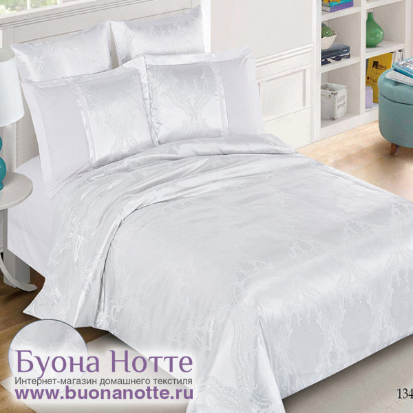 Комплект постельного белья Cleo Satin Jacquard 134-SG (размер Семейный)