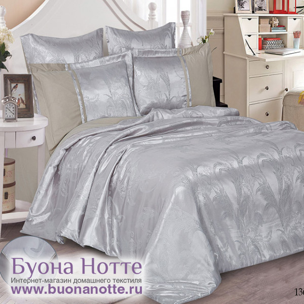 Комплект постельного белья Cleo Satin Jacquard 136-SG (размер Евро) Комплект постельного белья Cleo Satin Jacquard 136-SG (размер Евро)
