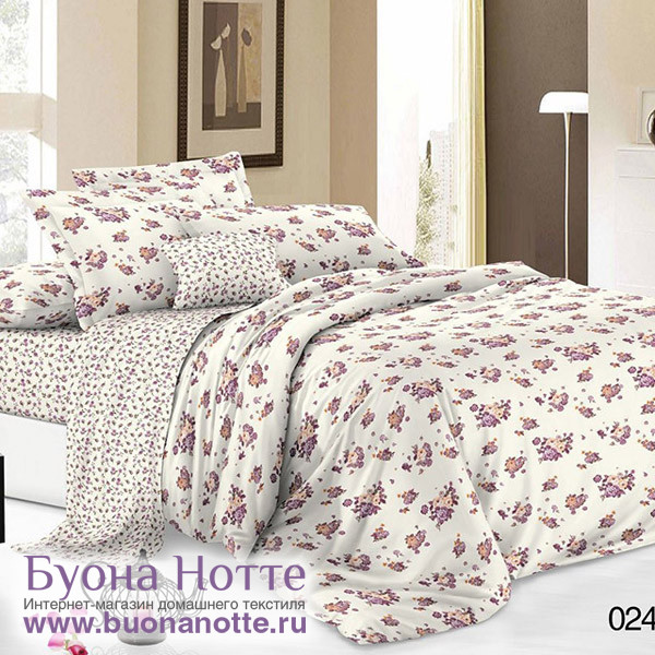 Комплект постельного белья Cleo Pure Cotton 024-PC (размер Евро)