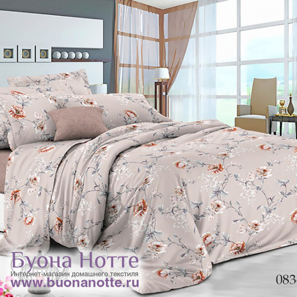Комплект постельного белья Cleo Pure Cotton 083-PC (размер 2-спальный)