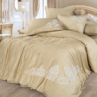 Постельное белье Cleo Bamboo Satin 002-BS (размер Семейный)