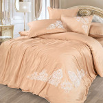 Комплект постельного белья Cleo Bamboo Satin 012-BS (размер Семейный)