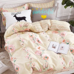 Комплект постельного белья Cleo Satin de Luxe 496-SK (размер Семейный)