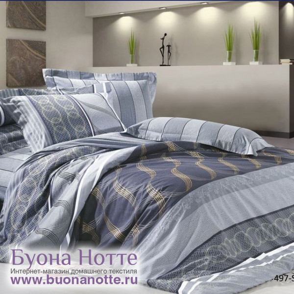 Комплект постельного белья Cleo Satin de Luxe 497-SK (размер 2-спальный)