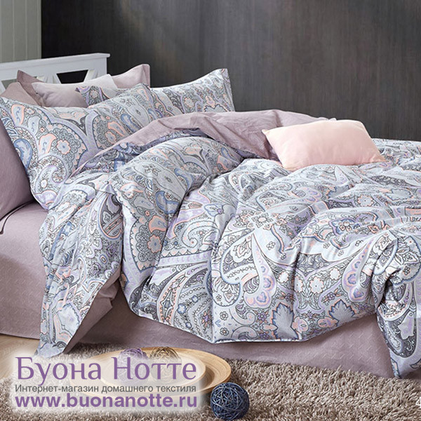 Комплект постельного белья Cleo Satin Lux 414-SL (размер Семейный)