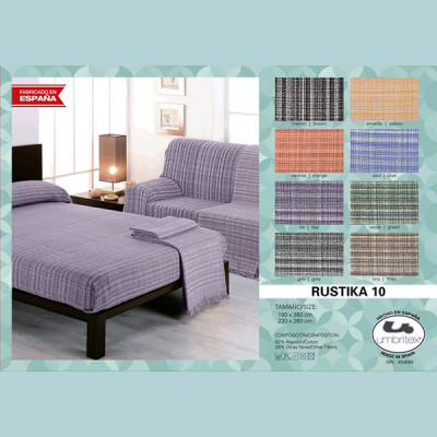 Покрывало-плед Umbritex Rustica10 Mauve (180х260 см)