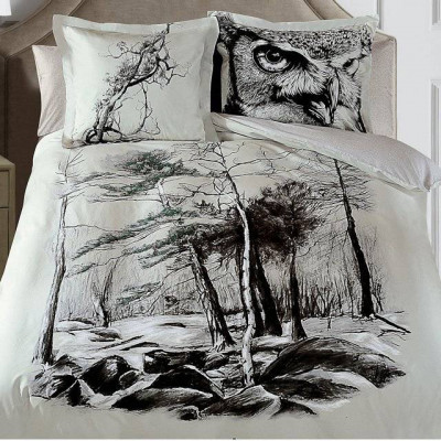 Постельное белье Mona Liza Sketch Art Nature (размер Евро)