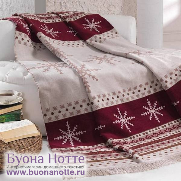 Плед Paters Cotton Снежинки (размер 200х230 см)